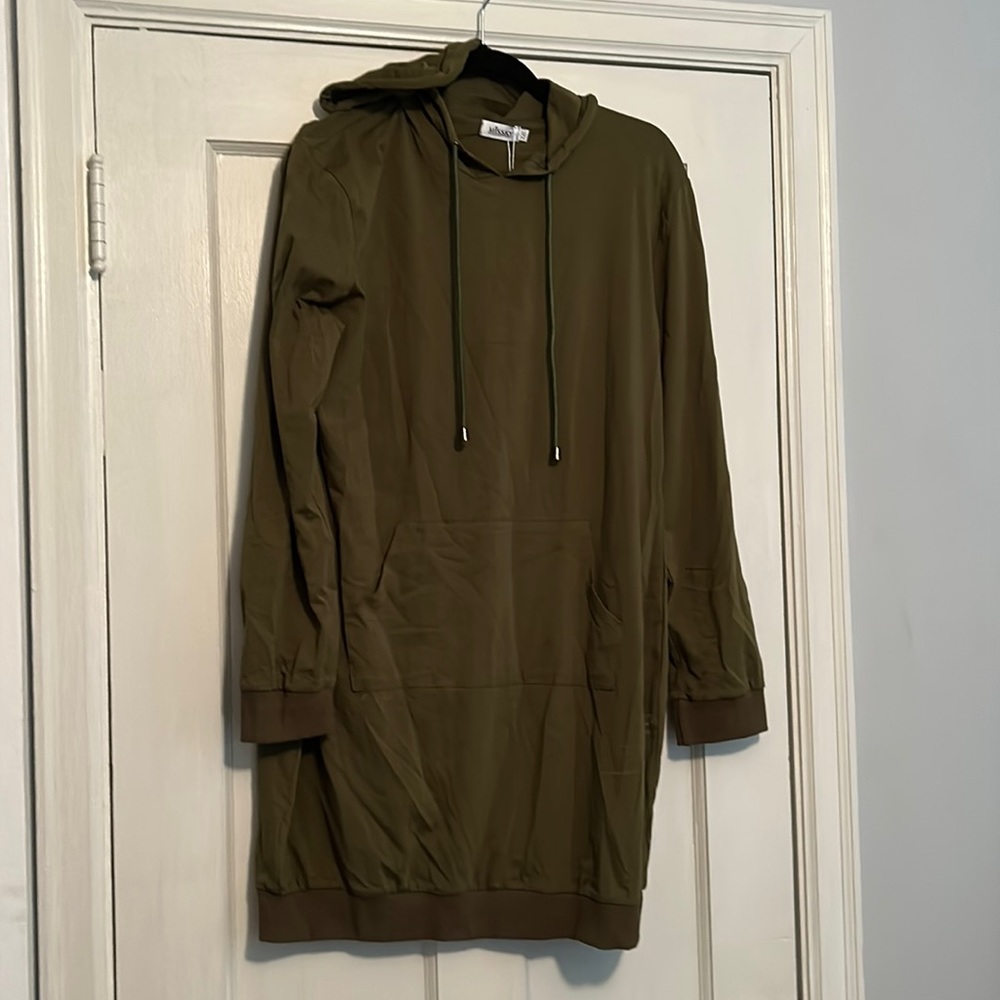 Mini hoodie dress